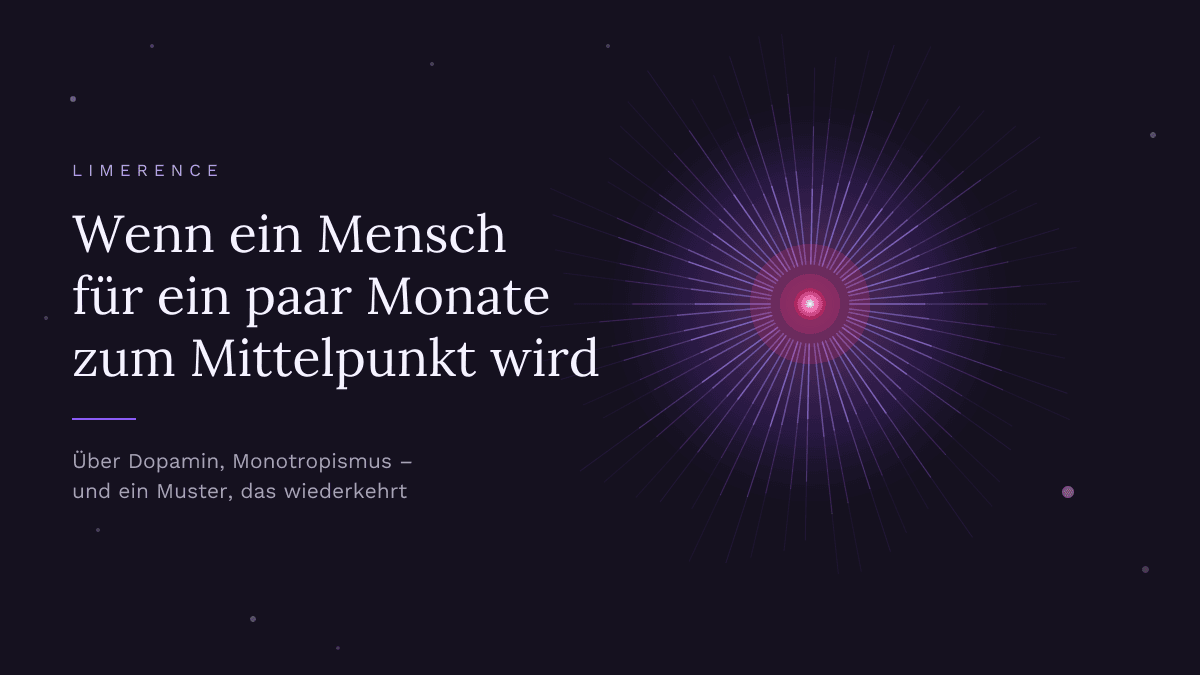 Zahllose Linien, die sich auf einen einzigen leuchtenden Punkt zubewegen